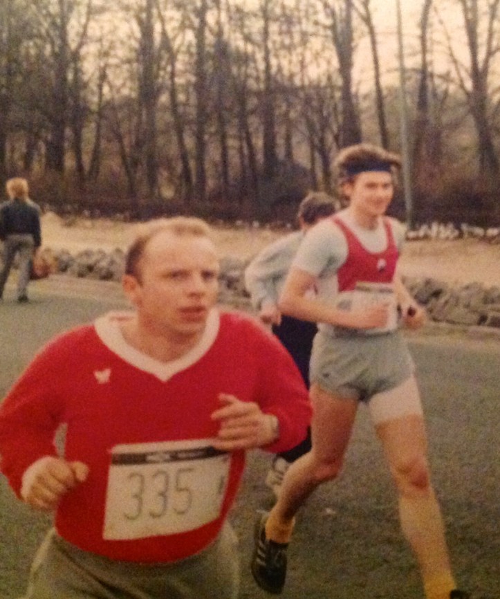 Gunni im Halbmarathon-Konkurrenz-Kampf