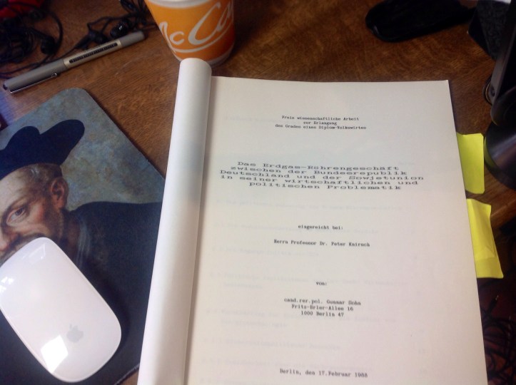 Alte Arbeit wieder aktuell