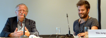 Hans Leyendecker &amp; Tilo Jung @ #nr14 (Jahreskonferenz des Netzwerks Recherche 2014)