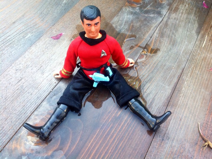 Scotty von Klingonen nass gemacht