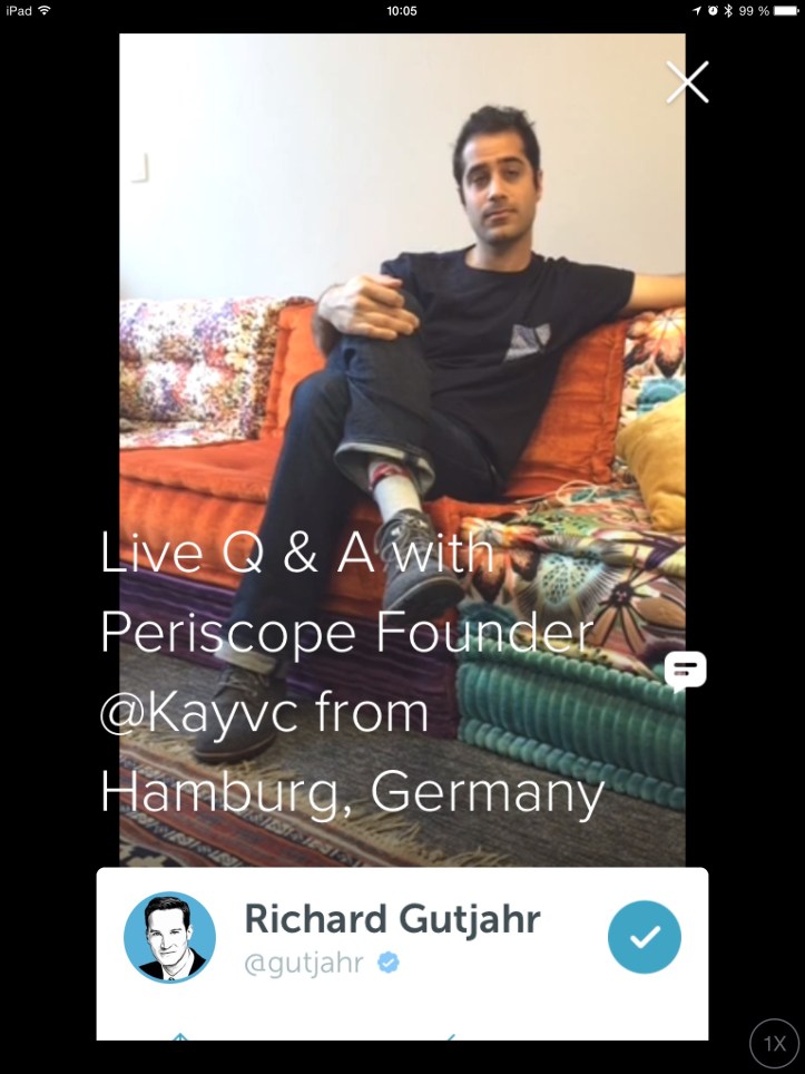 Periscope-Mitgründer Kayvon Beykpour im Interview mit Richard Gutjahr