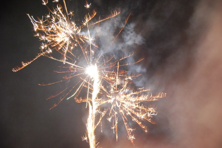 Blick in den Neujahrshimmel