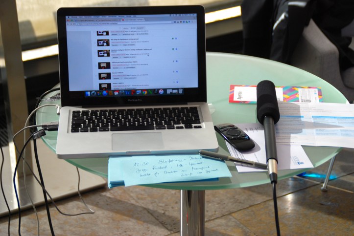 Mobiles SocialTV-Studion beim #ibmbcde