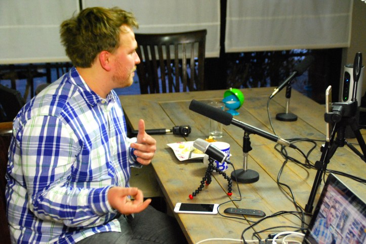 David Brych im Bonner Sendezentrum 